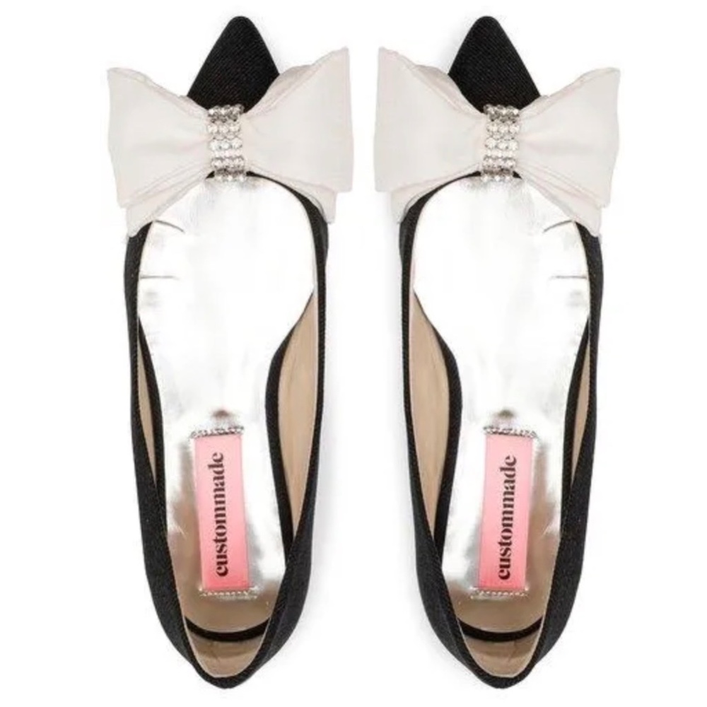 🤩Custommade Ballerine Annabella Denim Taffeta 999633019 Grigio - size 37